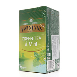 Twinings. Чай зеленый с мятой 25*1,5г. (0070177173203)