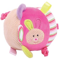 Bigjigs Toys. Развивающая игрушка-мяч для малышей, розовый (691621525029)