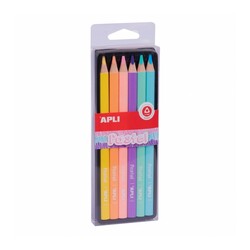Apli Kids. Набор карандашей Apli Kids Пастель, 6 цветов (	8410782180593)