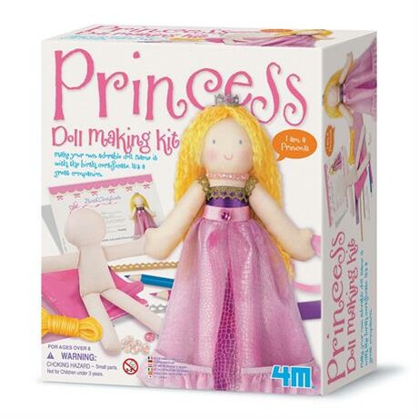 4M. Набор для творчества 4M Кукла-принцесса (4893156027467)