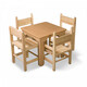 SportBaby. Дитячий стіл і стілець буковий (00053929)