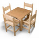 SportBaby. Дитячий стіл і стілець буковий (00053929)