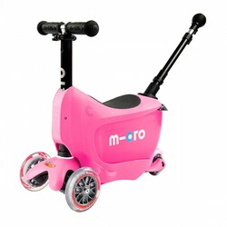 MICRO. Самокат серии "Mini2go Deluxe Plus" - (до 50 kg, до 20 kg с сидением, 3-х колесный) (MMD033)