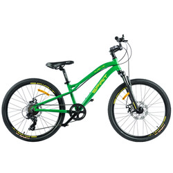 Spirit. Велосипед Flash 4.2 24", рама Uni, зелёный/матовый, 2021 (120463)