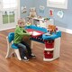 STEP 2. Детский стол для творчества "ART DESK REFRESH" со стульчиком, 92х97х41см (843100)