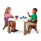 STEP 2. Набір: стіл і 2 стільці "KITCHEN TABLE & CHAIRS", 48х64х64 см / 50х35х35 см (810600)
