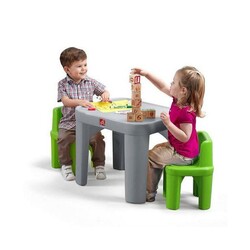 STEP 2. Набор: стол и 2 стула "MIGHTY MY SIZE TABLE&CHAIRS", 48х64х64 см/ 50х35х35 см (854400)