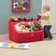 Step2. 2 в 1: комод для іграшок і поверхня для творчості "BOX & ART", 48х78х48 см, червоний (848900)