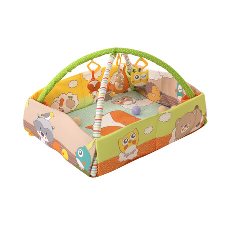 Baby Team. Развивающий коврик с дугами и бортиками, арт 8566 (4824428085663)