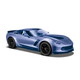 Автомодель (1:24) 2017 Corvette Grand Sport синий металлик