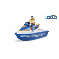 BRUDER. Набір: Іграшка - водний транспорт з водієм (63150)