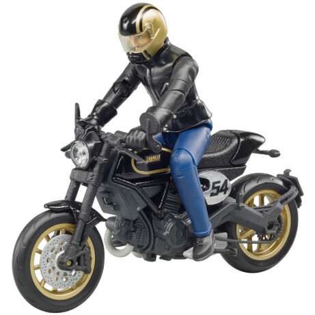 BRUDER. Игровой набор Bruder Мотоцикл с фигуркой водителя (63050)