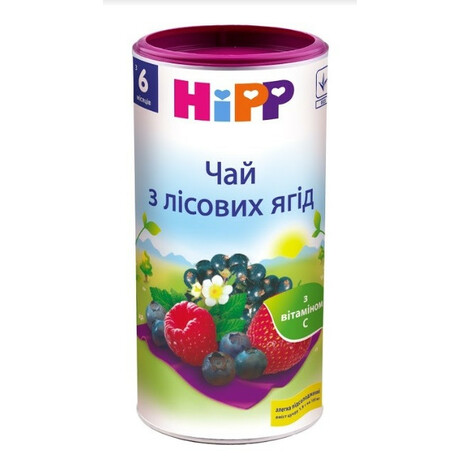 HiPP «Чай из лесных ягод», 200 гр (9062300104230)