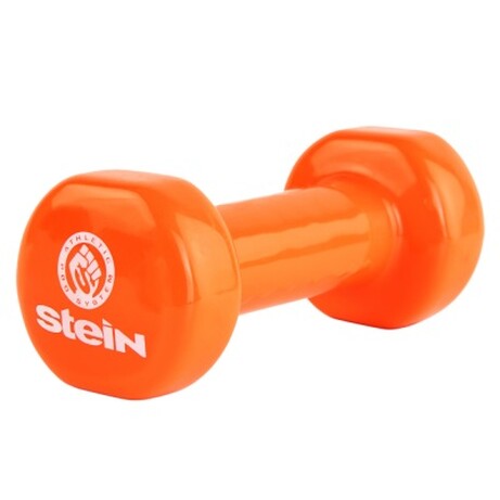 Stein. Гантель виниловая 1.5 кг / шт/ оранжевая (LKDB-504A-1.5)