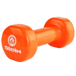 Stein. Гантель вінілова 3.0 кг / шт / помаранчева (LKDB-504A-3)