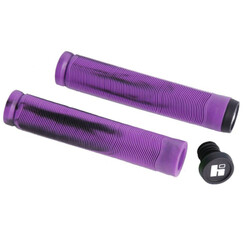 Hipe. Грипсы для трюкового самоката Hipe H4 Duo, 155мм, black/violet (250758)
