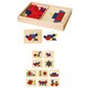 Viga Toys. Геометрична мозаїка Viga Toys дерев'яна з шаблонами (50029)