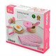 Viga Toys. Детский кухонный набор. Игрушечная посуда из дерева, розовый (50116)