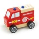 Viga Toys . Деревянная пирамидка Пожарная машинка (50203)