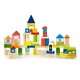Viga Toys. Дерев'яні кубики Viga Toys Місто, 75 шт., 3 см (6934510502874)