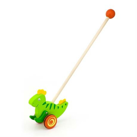 Viga Toys. Деревянная каталка Динозаврик (50963)