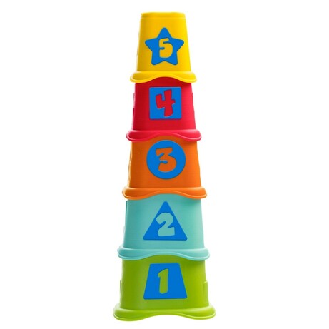 Chicco. Пірамідка-сортер Stacking Cups (8058664089741)