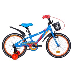 Velotrade. Велосипед AL 18 "Formula STORMER рама-9" синьо-помаранчевий (OPS-FRK-18-095)
