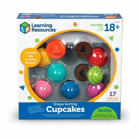 LEARNING RESOURCES. Навчальний ігровий набір-сортер Learning Resources - Капкейк (LER7347)