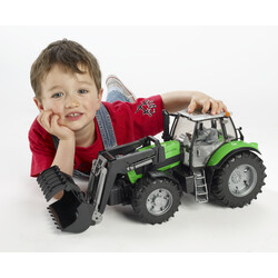 BRUDER. Машинка іграшкова - трактор Agrotron X720 з навантажувачем (03081)