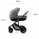 Kinderkraft. Універсальна коляска 2 в 1 Kinderkraft Prime Black + MommyBag (KKWPRIMBKMB200)(202688)