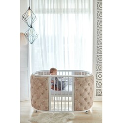 ANV. Ліжко дитяче овальна 9 в 1 + My Eco Bed Kristall біла (25541030)
