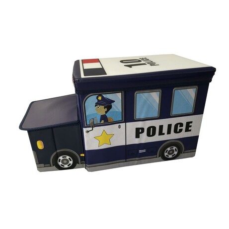 Baby Comfort. Ящик-пуф для игрушек  Полицейская машина (27783462)