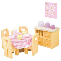 Le Toy Van. Мебель для кукольного домика Столовая "Сахарная слива" (5060023410496)