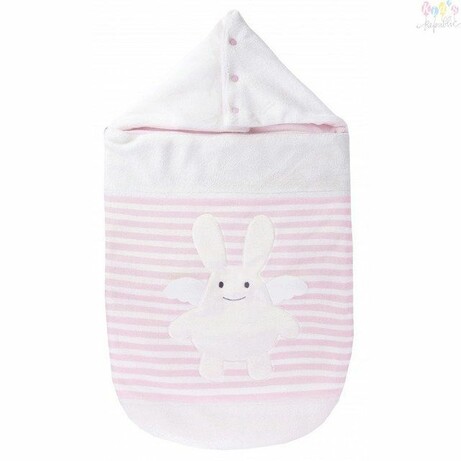 Trousselier. Спальный мешок с капюшоном для новорожденных, розовый, 0-6 ме, 80 см (3457010954910)