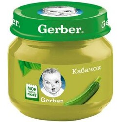 Gerber "Кабачок", 6+ м 80 гр. (348036)