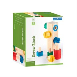 Guidecraft . Деревянная развивающая игрушка Manipulatives Закрути винтики (G2003)