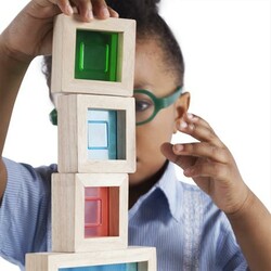 Guidecraft. Игровой набор блоков Block Play Большая радуга, 14 см, 30 шт. (G3016)