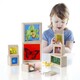Guidecraft. Игровой набор блоков Natural Play Сокровища в цветных ящиках (G3085)