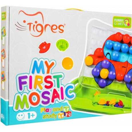 Tigres. Розвиваюча іграшка "Моя перша мозаїка" (39370)