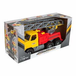 Tigres. Авто "City Truck" пожарная в коробке (39367)