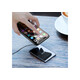 Baseus.Беспроводний зарядний пристрій Baseus Wireless Charger Card Ultra Thin 15W Black (WX01B-01)