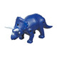 ROAD RIPPERS. Ігровий набір - машинка і динозавр Triceratops blue (20073)