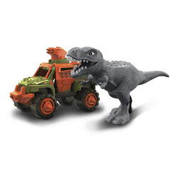 ROAD RIPPERS. Ігровий набір - машинка і динозавр T-Rex grey (20071)