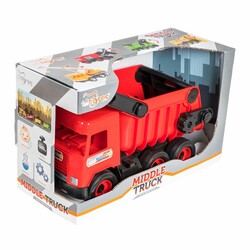 Tigres. Авто "Middle truck" самоскид (червоний) в коробці (39486)