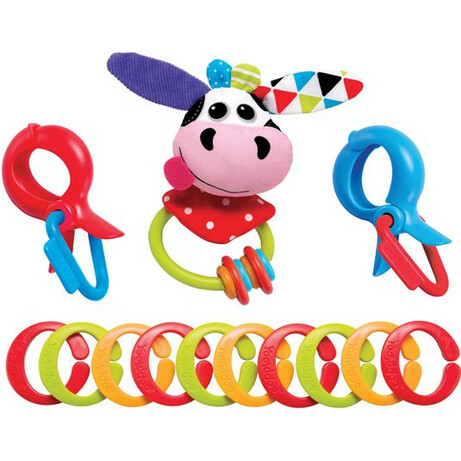 Yookidoo. Іграшка-підвіска на ланцюжку "Корова"(70637)