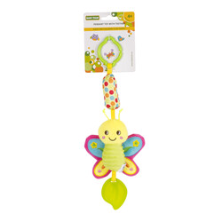 Baby Team. М'яка іграшка-дзвіночок "Сова / Курча / Пташка / Метелик", (8520)