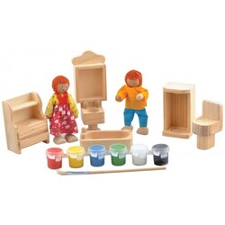 Іграшки з дерева.Набор для творчості "Ванна кімната" (Д246)