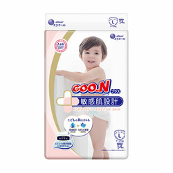 Goo.N. Підгузки GOO.N Plus для дітей 9-14 кг (розмір L, на липучках, унісекс, 54 шт) (843336)