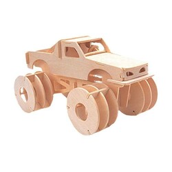 Іграшки з дерева. Вантажівка-монстр (П137)