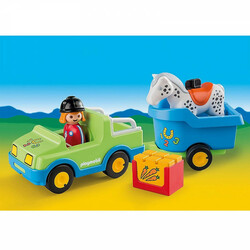 Playmobil. Ігровий набір Playmobil Автомобіль з причепом для коней (6958)